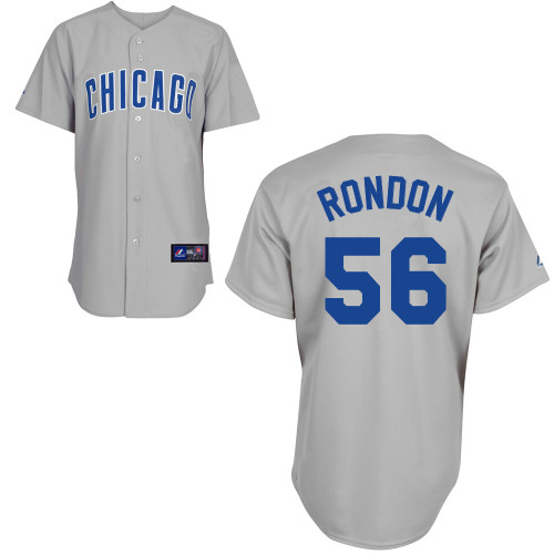 Hector Rondon #56 Youth Baseball Jersey-Chicago Cubs Authentic Road Gray MLB Jersey